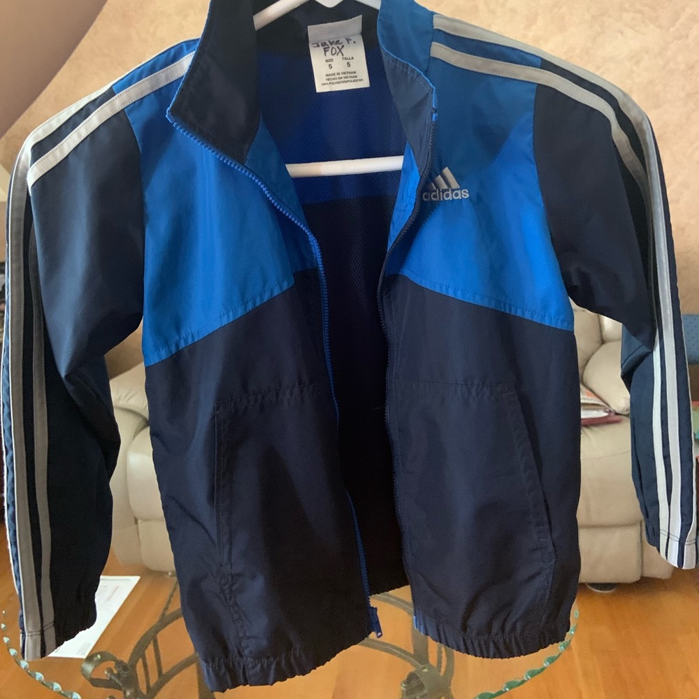 Adidas Kids Windbreaker Jacket Size 5